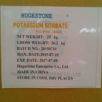 食品類 カリウムソルバート CAS番号 24634-61-5 食品産業用防腐剤